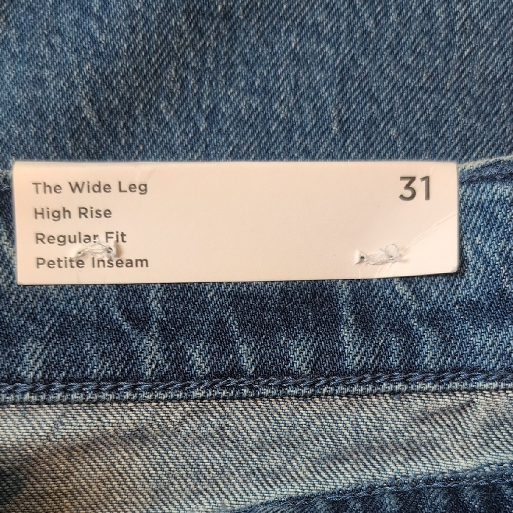 LOFT Petite 12 Wide Leg Jeans - Picture 5 of 9